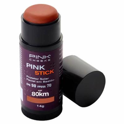 Protetor Solar Facial Com Cor Pink Stick FPS90
