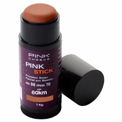 Protetor Solar Facial Com Cor Pink Stick FPS90