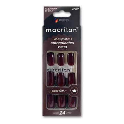 Unhas Postiças Autocolantes Macrilan Tamanho Médio