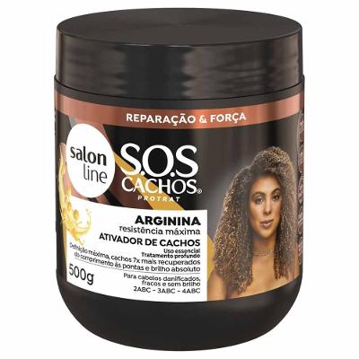 Salon Line S.O.S Cachos Arginina Reconstrução - Ativador de Cachos