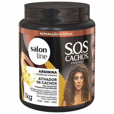 Salon Line S.O.S Cachos Arginina Reconstrução - Ativador de Cachos