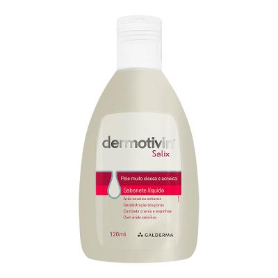 Sabonete Líquido Facial para Pele Muito Oleosa e Acneica Dermotivin Salix