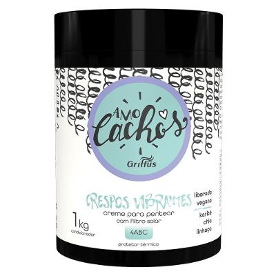 Creme para Pentear Crespos Vibrantes Amo Cachos Griffus