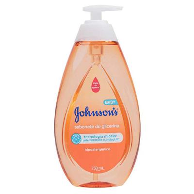 Sabonete Líquido de Glicerina Da Cabeça aos Pés Johnson's Baby