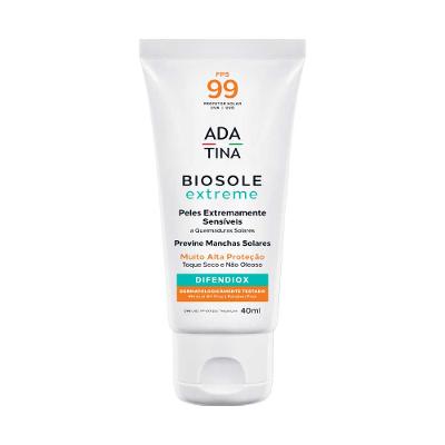 Protetor Solar Máximo Bloqueio Anti-Melasma Ada Tina Biosole Extreme FPS 99