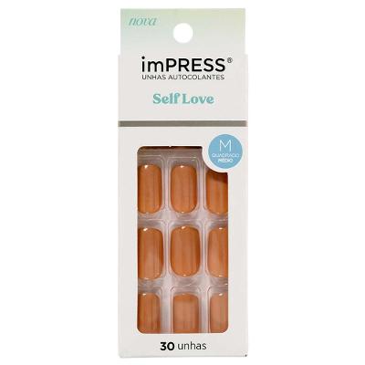 Unhas Postiças Autocolantes imPress Self Love - Média