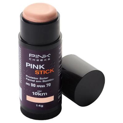 Protetor Solar Facial Com Cor Pink Stick FPS90