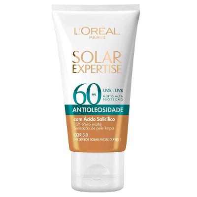 Protetor Solar Facial L'Oréal Paris Solar Expertise Antioleosidade Fps60