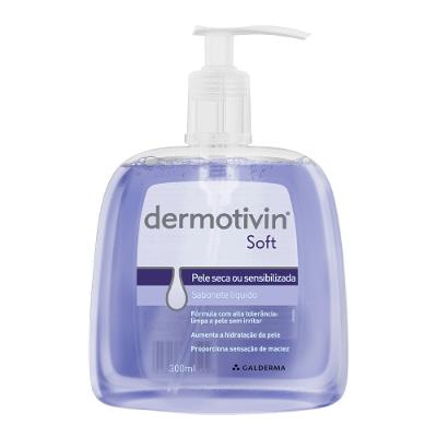 Sabonete Líquido Facial para Pele Seca ou Sensibilizada Dermotivin Soft