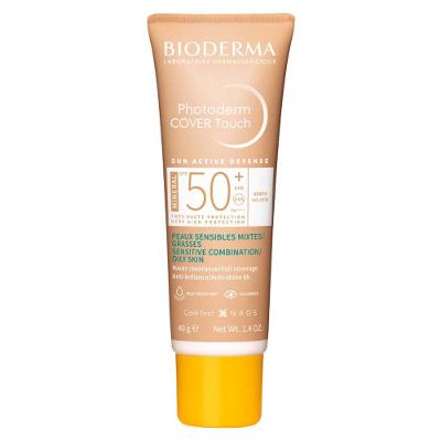 Protetor Solar Facial Cobertura Total Bioderma Photoderm Cover Touch Mineral FPS 50+
