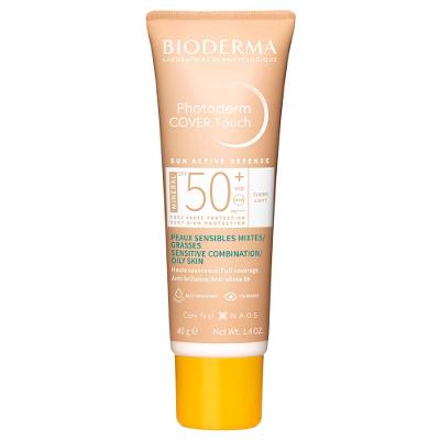 Protetor Solar Facial Cobertura Total Bioderma Photoderm Cover Touch Mineral FPS 50+