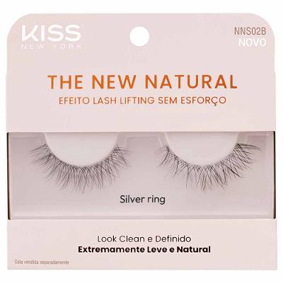Cílios Postiços Kiss New York The New Natural Silver Ring