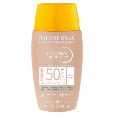 Protetor Solar com Cor Bioderma Photoderm Nude Touch Mineral FPS 50+