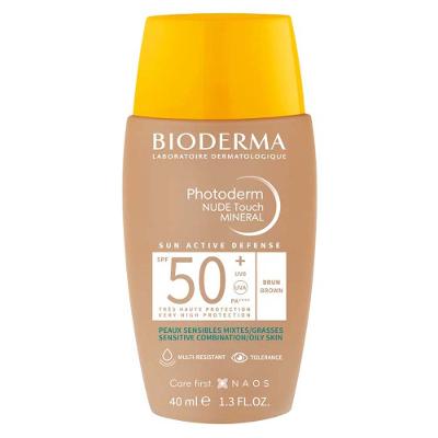 Protetor Solar com Cor Bioderma Photoderm Nude Touch Mineral FPS 50+