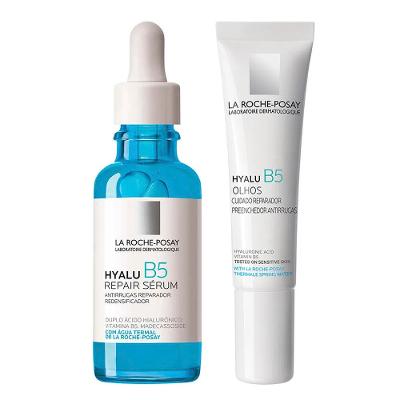La Roche-Posay – Hyalu Kit – Sérum + Creme Olhos Anti-Idade Para Peles Maduras