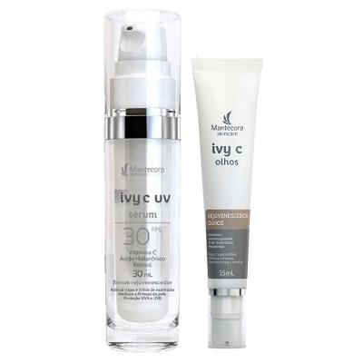 Mantecorp Skincare Kit – Creme Ivy C Olhos + Creme Facial Rejuvenescedor Para Pele Madura