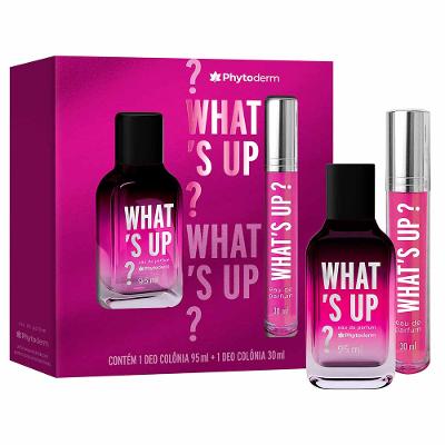 What’s Up Phytoderm Kit Perfume Feminino Eau de Parfum + Travel Size