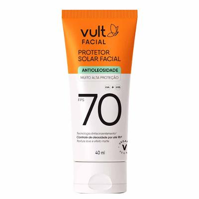 Protetor Solar Facial Vult Antioleosidade FPS70