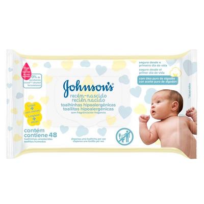 Lenços Umedecidos Johnson’s Baby Recém-Nascido Sem Fragrância