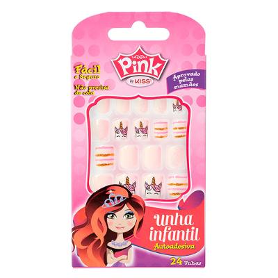Unhas Postiças Infantis Kiss New York - Unicorn
