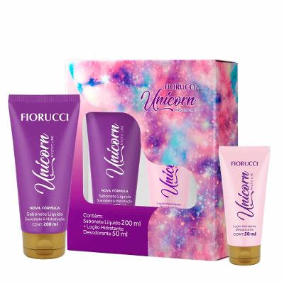 Kit - Fiorucci Unicorn Coffret Feminino Sabonete Líquido + Loção Hidratante Desodorante
