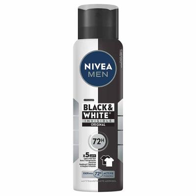 Desodorante Masculino Aerosol NIVEA MEN - Invisible for Black & White