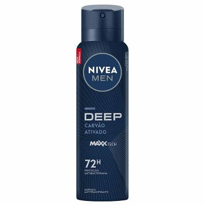 Desodorante Masculino Aerosol NIVEA MEN Deep Original