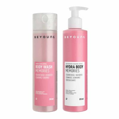 Beyoung Memories Kit - Sabonete Líquido Corporal + Hidratante Corporal Firmador