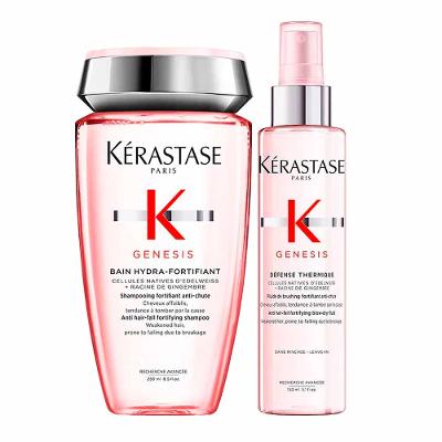 Kérastase Genesis Kit – Shampoo + Protetor Térmico