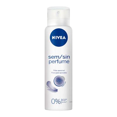 NIVEA Desodorante Antitranspirante Aerossol Sem Perfume Pele Sensível