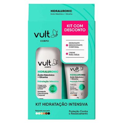 Vult Hidratação Intensa Kit - Hidratante Corporal + Creme para Mãos