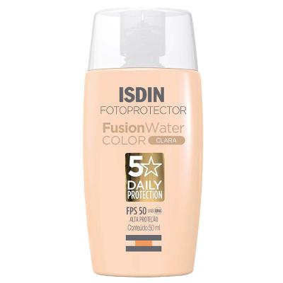 Protetor Solar Facial  ISDIN Fusion Water 5 Stars Color FPS50