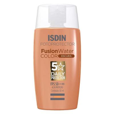 Protetor Solar Facial  ISDIN Fusion Water 5 Stars Color FPS50