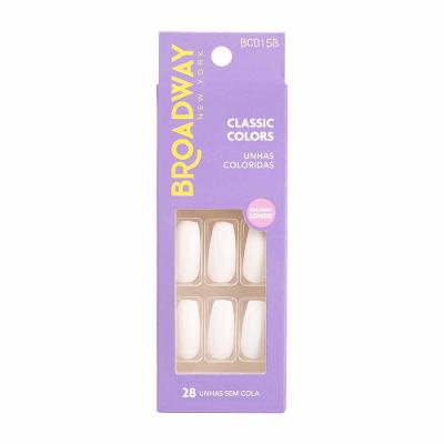 Unhas Coloridas Kiss NY Broadway Denim - Bailarina Longo