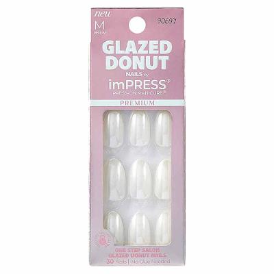 Unha Postiça ImPRESS Glazed Donut - Vanilla Glazed