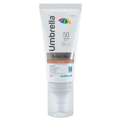 Fotoprotetor Facial com Cor Umbrella Perfect Skin FPS50