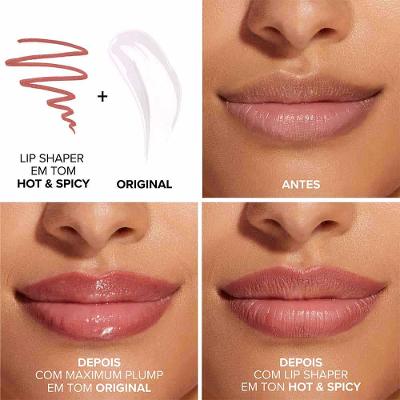 Too Faced Lip Injection Kit de Natal - Lápis + Gloss Labial