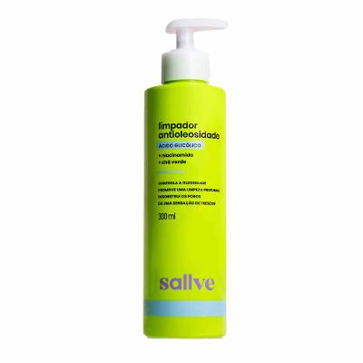 Limpador Facial Antioleosidade Sallve Ácido Glicólico