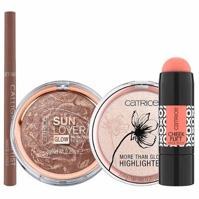 Catrice - Bronzeador + Blush + Delineador + Iluminador Kit Presenteável