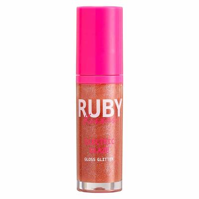 Gloss Glitter Ruby Kisses - Electric Glaze