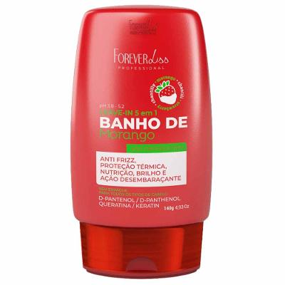 Forever Liss Banho de Verniz Morango - Leave-in 5 em 1
