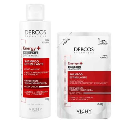 Vichy Dercos Energy+ Kit – Shampoo 200ml + Refil 200ml