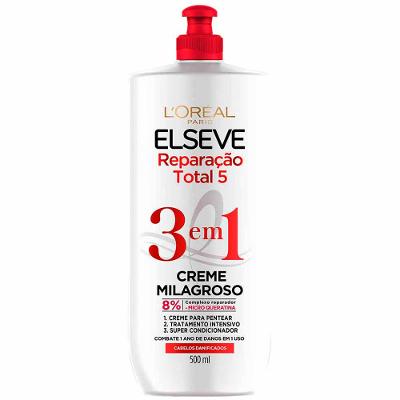 Elseve Creme Milagroso 3 em 1 Elseve Reparação Total