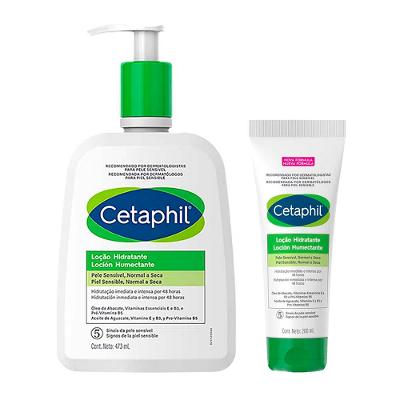 Cetaphil Loção Hidratante Kit – Hidratante para Pele Normal a Seca + Hidratante para Pele Sensível