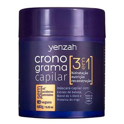 Yenzah Cronograma Capilar 3 Em 1 - Máscara de Tratamento