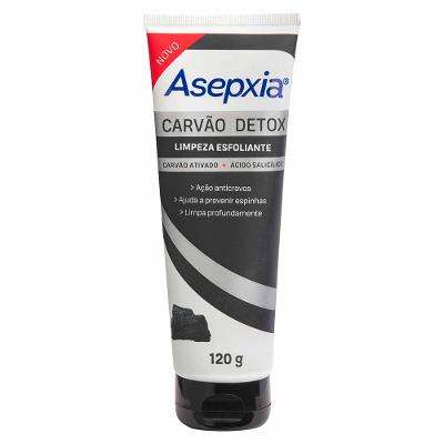 Asepxia Limpeza Esfoliante Carvão Detox