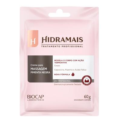 Creme para Massagem Pimenta Negra em Sachê Hidramais