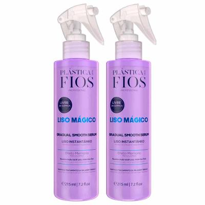 Cadiveu Liso Mágico Gradual Smooth Kit – Com 2 Unidades de Sérum Spray