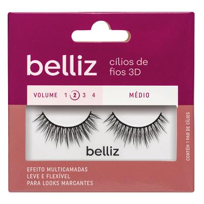 Cílios Postiços Belliz – Cílios de Fios 3D 202