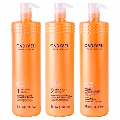 Cadiveu Professional Nutri Glow Kit – Shampoo + Condicionador + Máscara